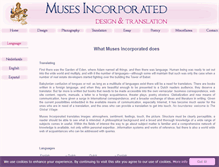 Tablet Screenshot of muses-incorporated.com